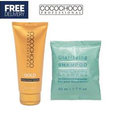 gold brazilian keratin treatment blow straightening kit