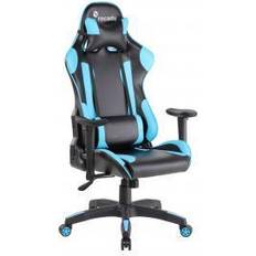 Leather Gaming Chairs ROCADA ERGOLINE Gaming Professional Chair Blue 914-3