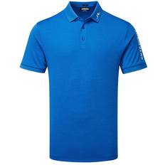 J.Lindeberg Tour Tech Regular Fit Polo Shirt - Lapis Blue/Melange