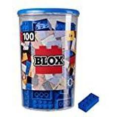 Simba Byggelegetøj Simba 104118906 Blox Steine in Dose, Konstruktionsspielzeug, 100, blau