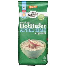 Glutenfrei Haferflocken, Müsli & Brei Bauckhof Bio Haferbrei Hot Hafer Apfel-Zimt ungesüßt 400g