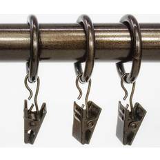 Mounts & Hooks for Curtains Chicology Clip Rings, Fits Rods
