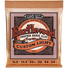 Ernie Ball Earthwood Custom Light Akustik-Gitarrensaiten, Phosphor-Bronze, St rke 11.5 54