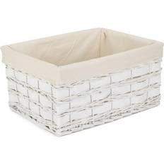 Extra large wicker baskets RED HAMPER Extra Large White Scandi With Basket
