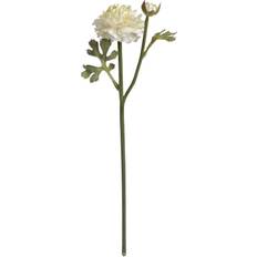 Blanc Plantes Artificielles Hill Interiors Ranunculus Spray Flower - Fabric/Plastic Artificial Plant