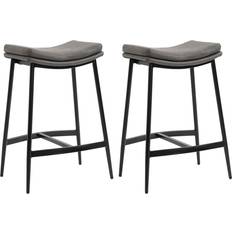 Furniture Homcom Breakfast 2 Bar Stool