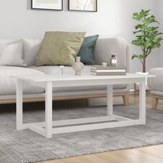 vidaXL White, 110 Coffee Table