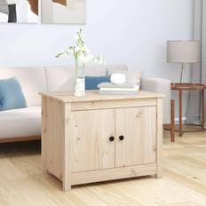 Rektangulära - Tall / Furu Soffbord vidaXL 71x49x55 furu Soffbord