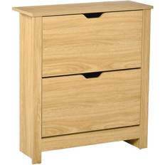 Natural Storage Cabinets Homcom 837-062 Storage Cabinet 72x80cm