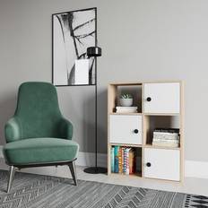 Yellow Book Shelves Decorotika Tilton 3-Tier Book Shelf