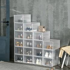 Homcom Stackable Shoe Rack 35x19cm 18pcs