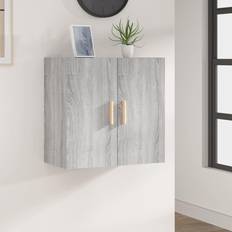 Grå Veggskap vidaXL Grey sonoma Engineered Wood Floating Wall Cabinet 40x60cm