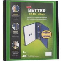 Green Staplers & Staples Staples 827607 1.5-Inch 3-Ring Better Binder 19059