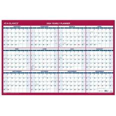 Red Calendars At-A-Glance 2024 Wall Calendar 24 x 36