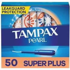 Tampax Pearl Super Plus Tampons Unscented 50-pack