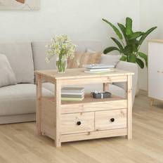 Tall / Furu Soffbord vidaXL 71x49x55 furu Soffbord