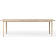 Marble Dining Tables Brdr. Krüger Arv 90 x 240 cm White Oiled Oak Dining Table