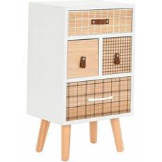 Vita Sängbord på rea Dkd Home Decor Nattduksbord Naturell Sängbord 30x40cm