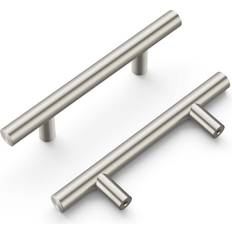 Kitchen cabinets handles Hickory Hardware R077744-10PACK Pack Sleek Center Satin