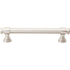 GlideRite 5 Center-to-Center Satin Nickel Modern Solid Steel Euro Bar