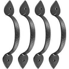 Door pulls Wrought Iron Door Pulls Black Rustproof Finish Heart 6-7/8