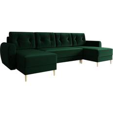 Bornalle Grøn Velour Sovesofa Sofa 3 personers