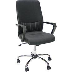 Svarta Kontorsstolar Home4you ANGELO 58x59x97-105cm Kontorsstol