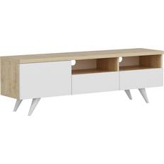 Tv-Stativ 150 cm Eg Hvid TV-bord