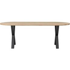 220x90 Woood Tablo Oval 220 x 90 cm Spisebord
