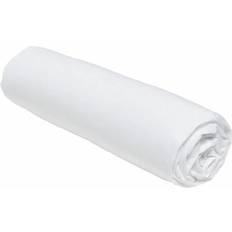 Draps Today Housse Essential 160 x 200+30 cm 2 Personnes 100% Coton Uni Drap Blanc (260x160cm)