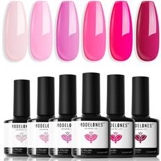 Modelones Gel Nail Polish Kit A Barbiecore 6-pack