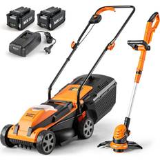 Trimmer mower LawnMaster 20VMWGT (2x4.0Ah) Battery Powered Mower