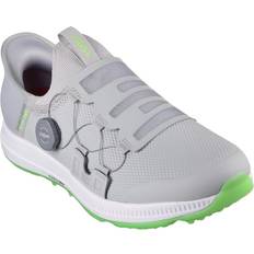 Grøn - Herre Golfsko Skechers Go Golf Elite 5 Slip In Waterproof Golf Shoes - Grey/Lime
