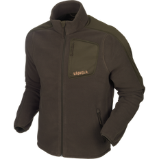 Brun - Fleecejakke - Herre Jakker Härkila Venjan Fleece Jacket - Shadow Brown/Willow Green