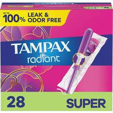 Menstrual Protection Tampax Radiant Tampons Super 28-pack