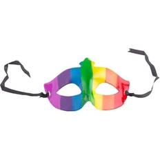 Carnaval Gezichtsmaskers Regenboog oogmasker