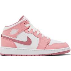 Rubber Trainers Nike Air Jordan 1 Mid PS - Coral Chalk/White/Desert Berry