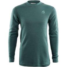 Aclima Svedundertøj Børnetøj Aclima WarmWool Crewneck Junior North Atlantic Reef Waters