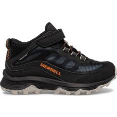 Kid's Moab Speed Mid Waterproof Hiking Shoes - Black