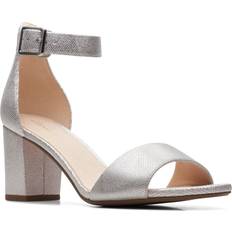 Argento Sandali con tacco Clarks Deva Mae Silver Metallic Female