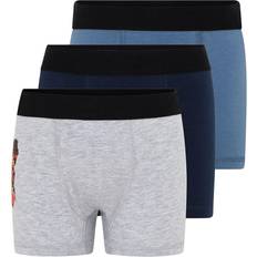 Mädchen - Schwarz Boxershorts Lego Wear Boksershorts 3-pak, Gråmeleret, 104-110