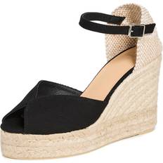 Castañer Halbschuhe Castañer Espadrilles Bianca/8ED/001 02223-100 Schwarz