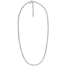 Fossil Ellis Core Chain Necklace - Silver