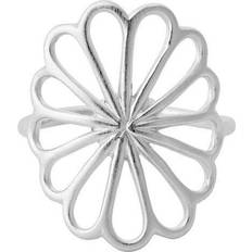 Pernille Corydon Large Bellis Adj Ring - Silver