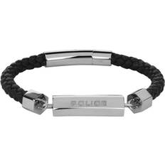 Leather Bracelets Police Men's Leather Bracelet - 19 cm