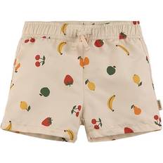 146/152 Uima shortsit Kuling Strömstad Printed Swim Shorts - Fruit Cream