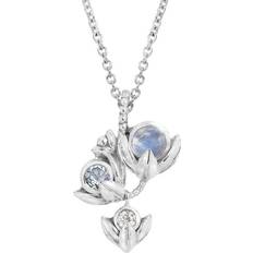 Rabinovich Water Lily Sterling Silver Halsband Med Månsten, Topas Och Zirconia 78416130