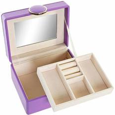 Violetti Korut Dkd Home Decor Box-Schmuckkästchen 23 x 17 x Lila Polyurethan MDF