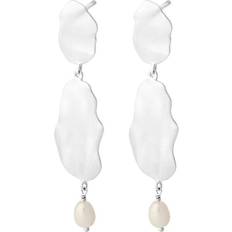 Pernille Corydon Drift Earrings - Silver/Pearls