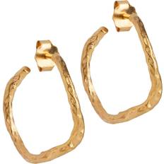 Enamel hoops sway ENAMEL Copenhagen Sway Earrings Goldplated E315GM